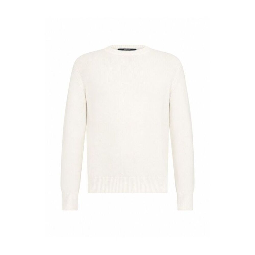 Herno White Cashmere Men's Sweater